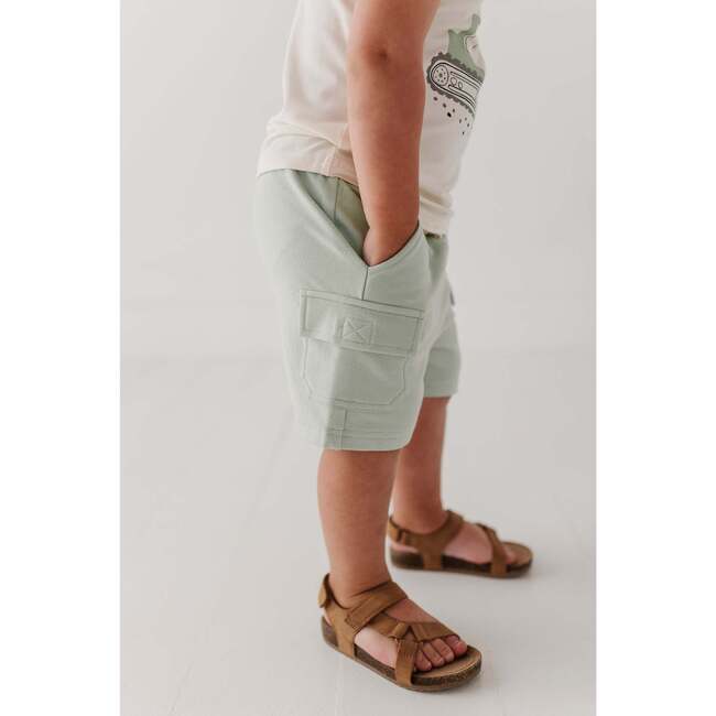 Boy's Cargo Shorts Summer Green - Shorts - 4