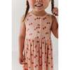 Girl's Henley Tank Dress Desert Mist Blooms - Dresses - 4
