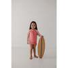 Girl's Zip Rash Guard Swimsuit Strawberry Ice Colorblock - One Pieces - 5