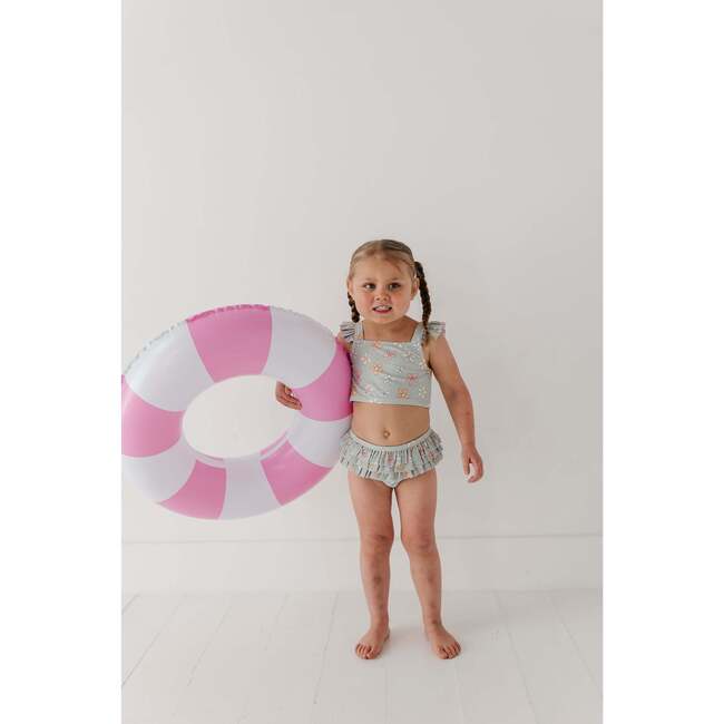 Girl's Two-Piece Ruffle Swimsuit Sketched Daisy - Two Pieces - 7