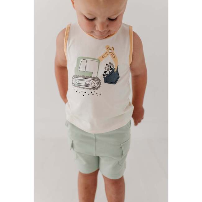 Boy's Cargo Shorts Summer Green - Shorts - 7