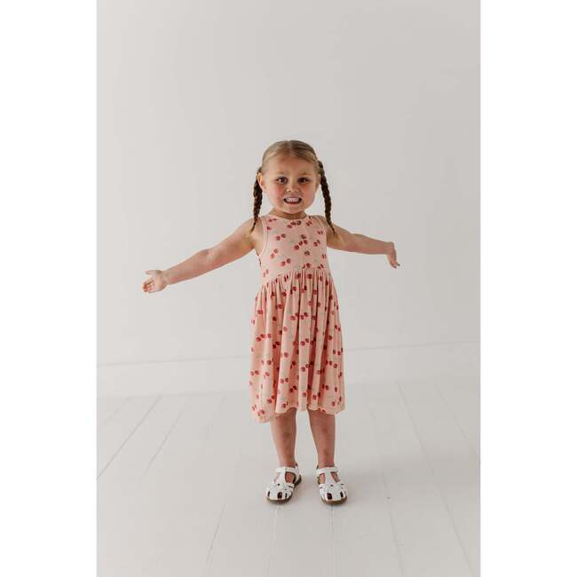 Girl's Henley Tank Dress Desert Mist Blooms - Dresses - 8