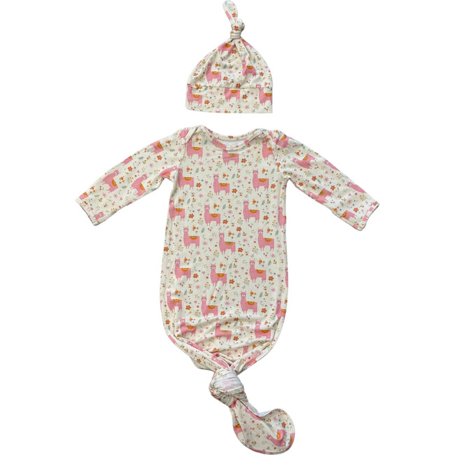 Baby Knotted Sleeper Set Llamas