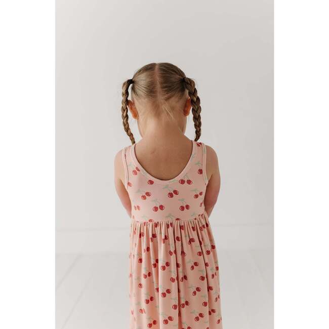 Girl's Henley Tank Dress Cherries - Dresses - 6