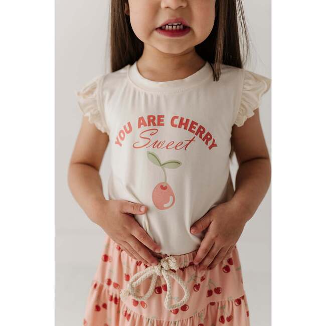 Girl's Sleeveless Top Heart in Desert Mist - Tank Tops - 10