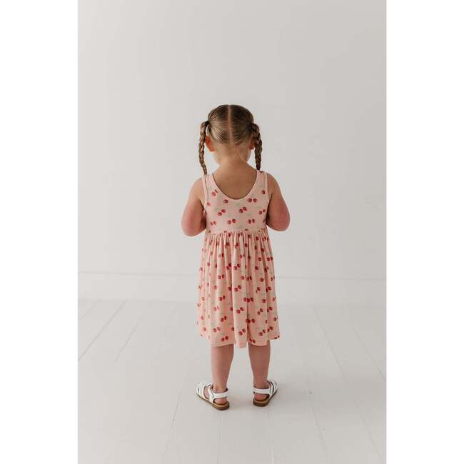Girl's Henley Tank Dress Cherries - Dresses - 7