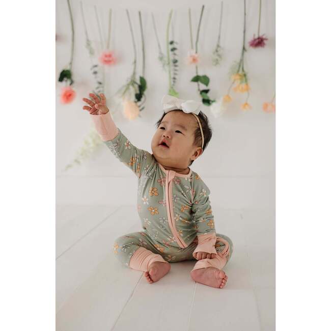 Baby Long Sleeve Zip Romper Baseball - Rompers - 10