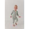 Baby Long Sleeve Zip Romper Desert Mist Blooms - Rompers - 4
