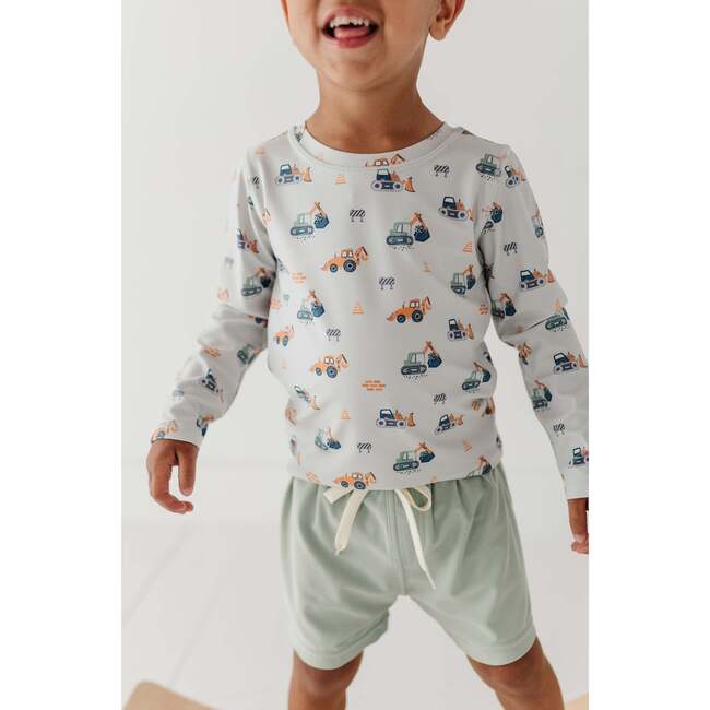 Boy's Long Sleeve Rash Guard Swim Shirt Fish - Rash Guards - 9