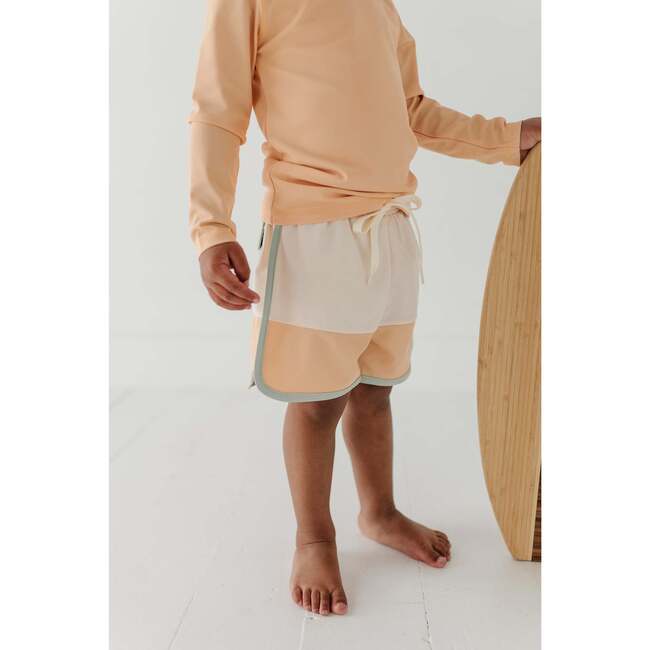 Boy's Long Sleeve Rash Guard Swim Shirt Construction - Rash Guards - 3