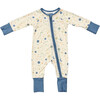 Baby Long Sleeve Zip Romper Planets - Rompers - 1 - thumbnail