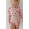 Girl's Crop Two-Piece Swimsuit Cherries - Two Pieces - 2