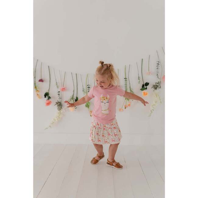 Girl's Short Sleeve Tee Sketched Daisy - T-Shirts - 5