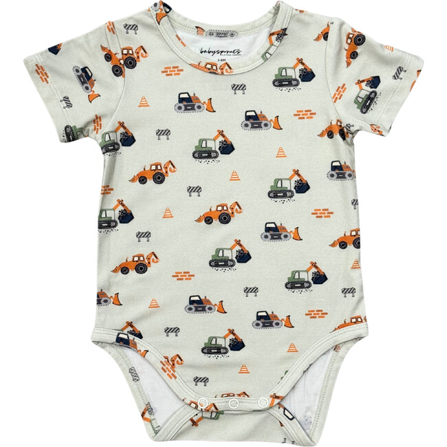 Baby Short Sleeve Bodysuit Construction