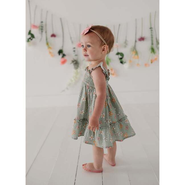 Baby Girl Flutter Dress Set Sketched Daisy - Dresses - 4