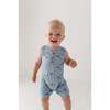 Boy's Sleeveless Romper Fish - Rompers - 7