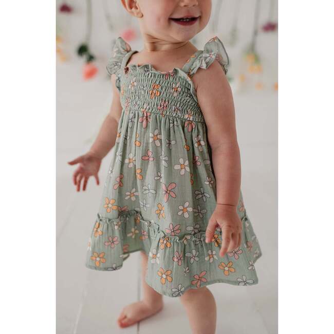 Baby Girl Flutter Dress Set Sketched Daisy - Dresses - 5