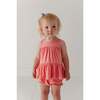 Baby Girl Double Peplum & Bloomer Set Desert Mist Blooms - Mixed Apparel Set - 4