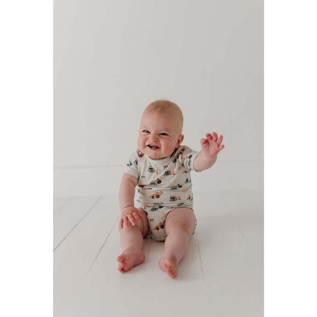 Baby Short Sleeve Bodysuit Construction - Onesies - 5