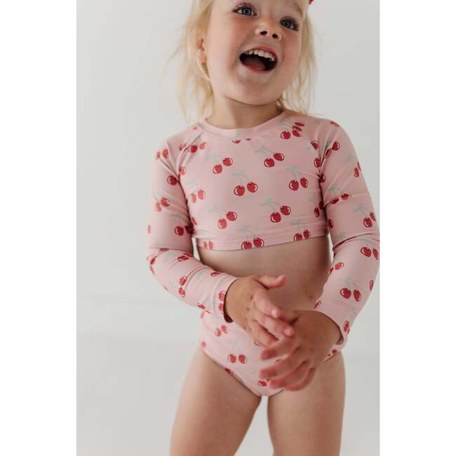 Girl's Crop Two-Piece Swimsuit Cherries - Two Pieces - 7