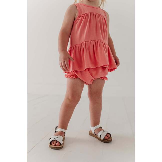 Baby Girl Double Peplum & Bloomer Set Desert Mist Blooms - Mixed Apparel Set - 6