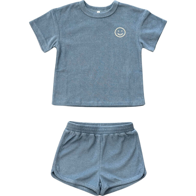 Short Sleeve Cotton Terry Set Mountain Spring