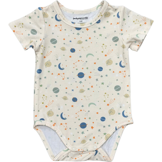 Baby Short Sleeve Bodysuit Planets