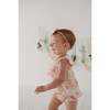 Baby Girl Gauze Bubble Romper Sketched Daisy - Rompers - 7