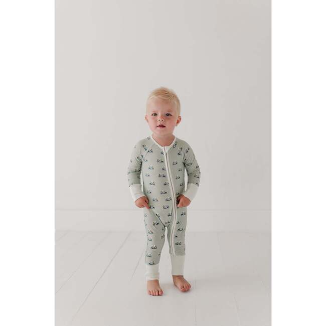 Baby Long Sleeve Zip Romper Llamas