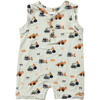 Boy's Sleeveless Romper Construction - Rompers - 1 - thumbnail