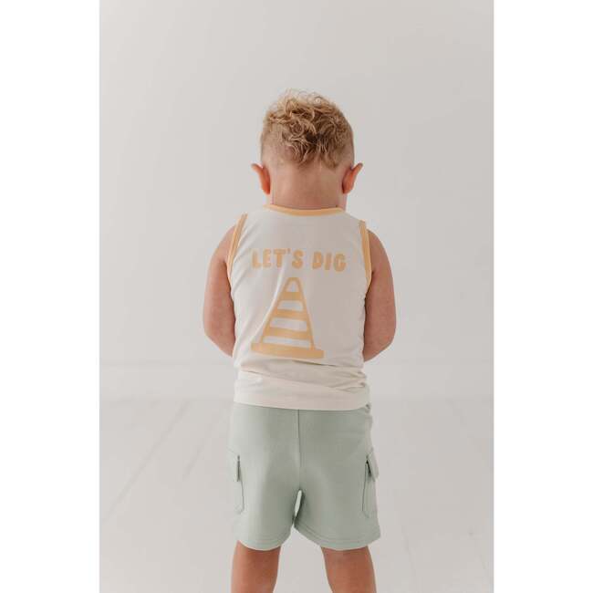 Boy's Cargo Shorts Dusty Sky Blue