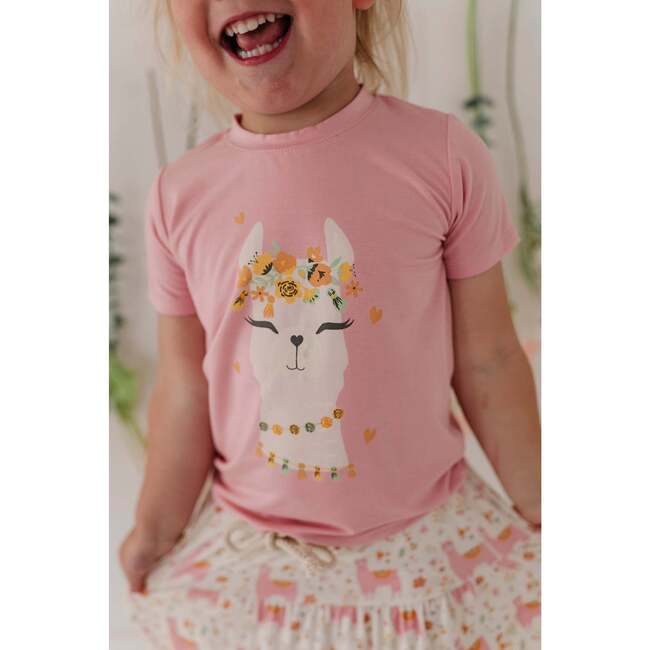 Girl's Short Sleeve Tee Summer Blooms