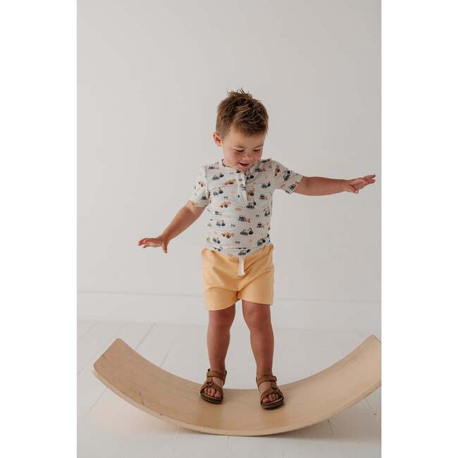 Boy's Short Sleeve Henley Shirt Construction - T-Shirts - 8