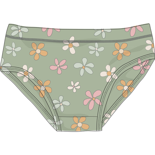 Girl's Underwear Sketched Daisy