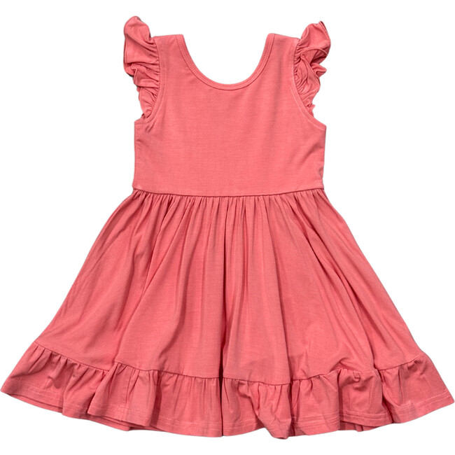 Girl's Sleeveless Twirl Dress Strawberry Ice