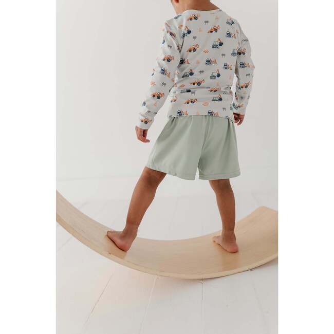 Boy's Swim Shorts Dusty Sky Blue - Swim Trunks - 6