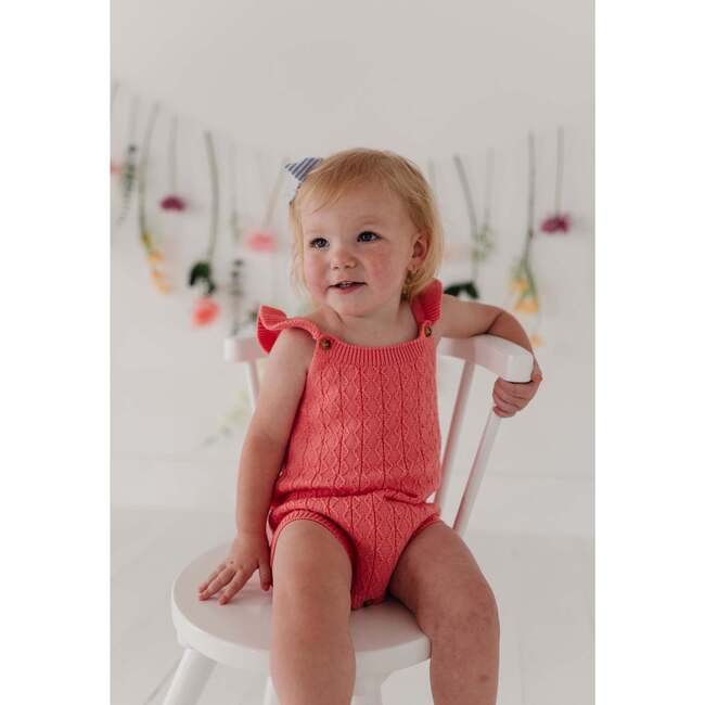 Baby Girl Knit Sweater Bodysuit Cream - Onesies - 5