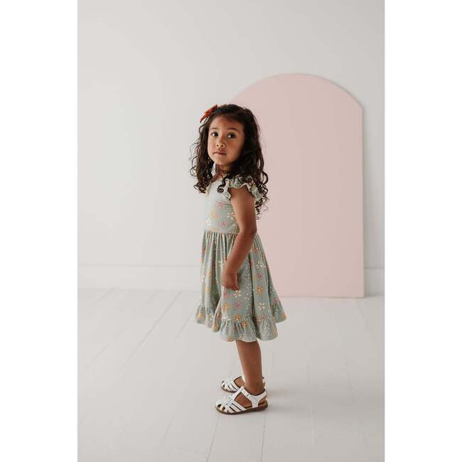 Girl's Sleeveless Twirl Dress Strawberry Ice