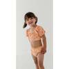 Girl's Puff Sleeve Swimsuit Desert Mist Blooms - One Pieces - 6