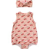 Baby Girl Bubble Bodysuit Set Cherries - Mixed Apparel Set - 1 - thumbnail