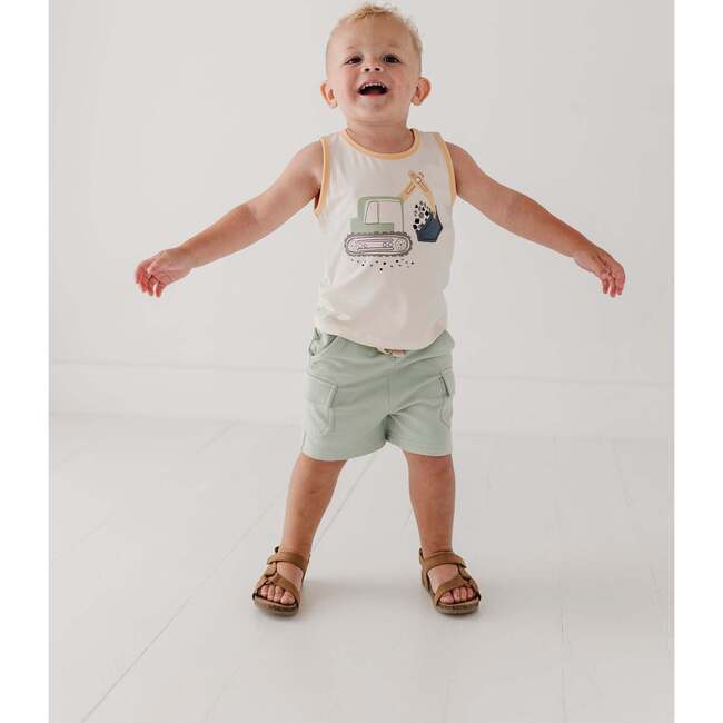 Boy's Cargo Shorts Dusty Sky Blue - Shorts - 5