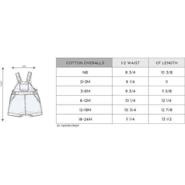 Baby Cotton Overalls Set Baseball