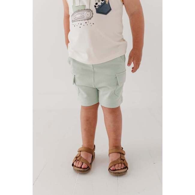 Boy's Cargo Shorts Dusty Sky Blue - Shorts - 6
