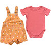 Baby Cotton Overalls Set Desert Mist Blooms - Mixed Apparel Set - 1 - thumbnail