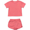 Short Sleeve Cotton Terry Set Strawberry Ice - Mixed Apparel Set - 1 - thumbnail