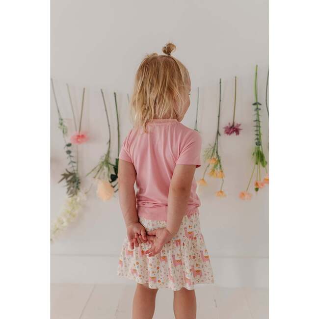 Girl's Short Sleeve Tee Summer Blooms - T-Shirts - 6