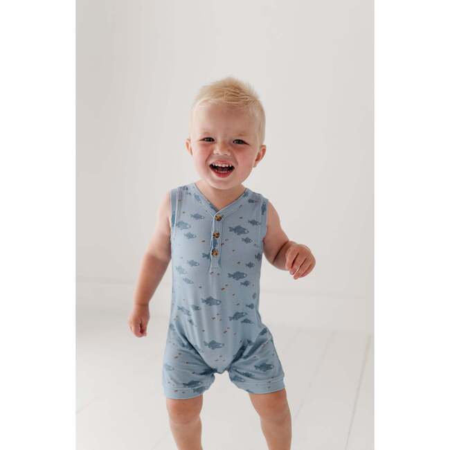 Boy's Sleeveless Romper Construction - Rompers - 7