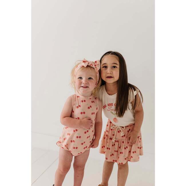 Baby Girl Bubble Bodysuit Set Cherries - Mixed Apparel Set - 3