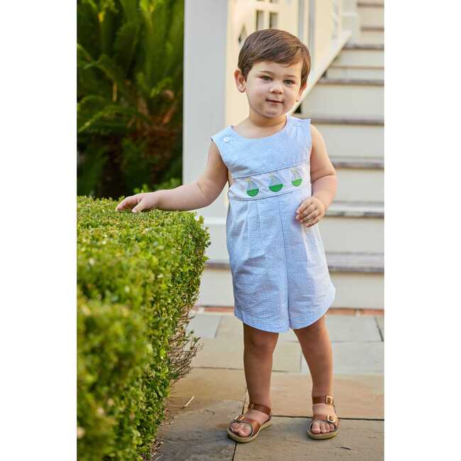 Vintage Romper, Sailboats