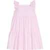 Tiered Katie Dress, Light Pink Seersucker Gingham - Dresses - 1 - thumbnail
